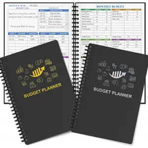 Budget Planner - Monthly Finance Organizer with Expense Tracking Notebook, Effectively Manage Funds, Undated Financial Planning/Ledger, Start Anytime, A5 (8.6x5.9 inches), 100 GSM Paper - Silver