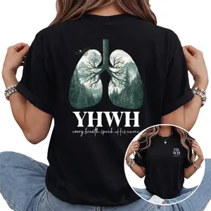 Christian YHWH Tshirt – Comfortable Unisex Neck Tee for Men and Women