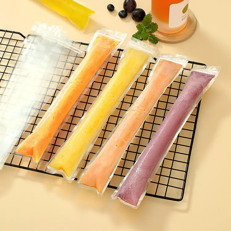 100Pcs BPA-Free Ice Candy Bags, Leakproof DIY Popsicle Molds for Kids  Summer Must-Have Freezer Tubes, Make Your Own Otter Pops & Smoothies