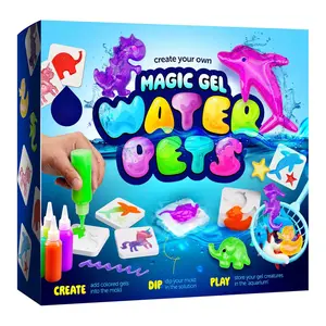 Magic Water Elf Toy Kit with Magic Gels and Molds Imaginative Play Birthday Gifts Party Favors Family Friendly DIY STEM Projects Create Your Own Magic Gel Water Pets