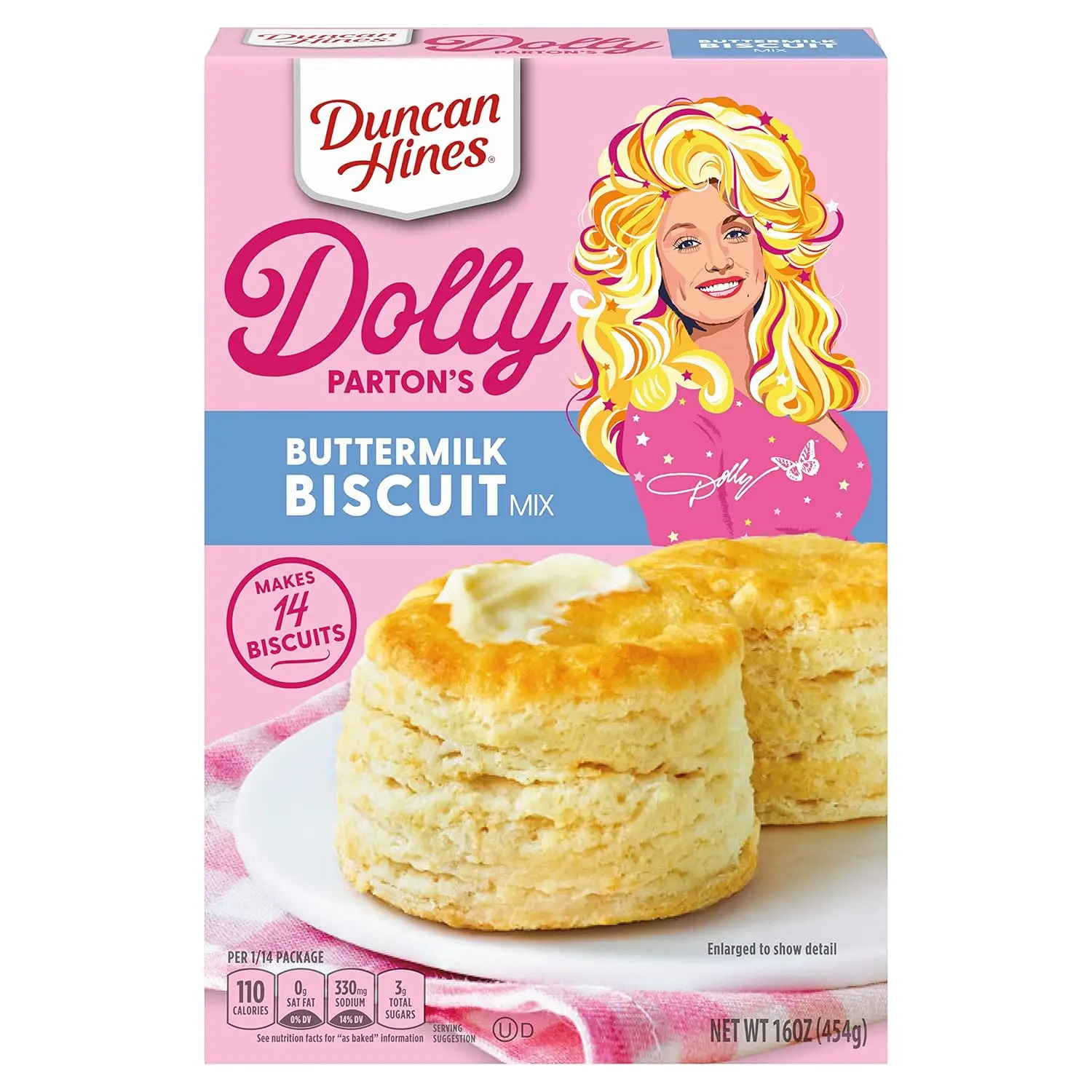 Dolly Parton's Buttermilk Biscuit Mix, Thanksgiving Baking, 16 oz.