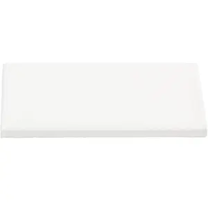 Timeless Ice White 3x6 Long Side Bullnose Ceramic Tile