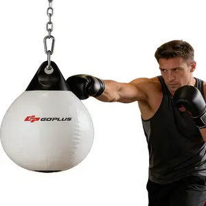Water Punching Bag Hanging Heavy Bag Adjustable Weight Boxing Bag with Chain Home Gym MMA Training Equipment Perfect Gift for Men/Fathers Day