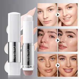 Dual -Ended Cover Cream Stick– Built-in Brushes， 24H Long-Lasting Waterproof Sweatproof，Moisturizing & Lightweight.   Air Cushion Concealer Stick, Create flawless natural-looking base makeup.A wonderful gift for your wife and best friend