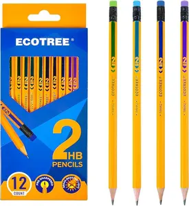 12-Pack Pre-Sharpened #2 Pencils – Classic Yellow, Ready to Write! stationery supplies
