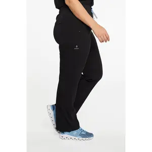 District High Waisted 6-Pocket CORE Scrub Pant Fit Leg
