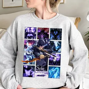 Arjse Shirt, Sung Jin Woo, S0L0 Leveling Shirt, Anime T-shirt/Sweatshirt/Hoodie