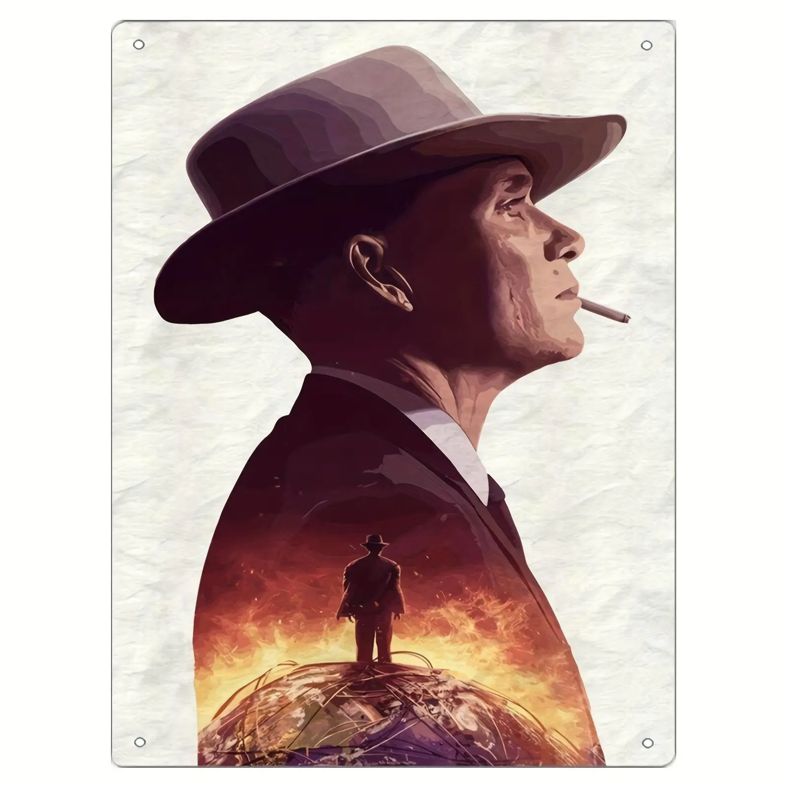 J.RobertOppenheimer MoviePosterArtMetalPrint-High-Quality Aluminum Material,Waterproof,20x30cm/8x12inch-NumaniArtCollection