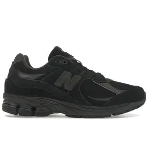 New Balance Men's 2002R Triple Black Suede Running Shoes, from StockX