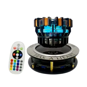 Arc Reactor MK1 Levitating 1:1 Scale DIY Floating and Spinning in Air LED for Unique Gifts,Room Decor,Office Desk Tech Toys