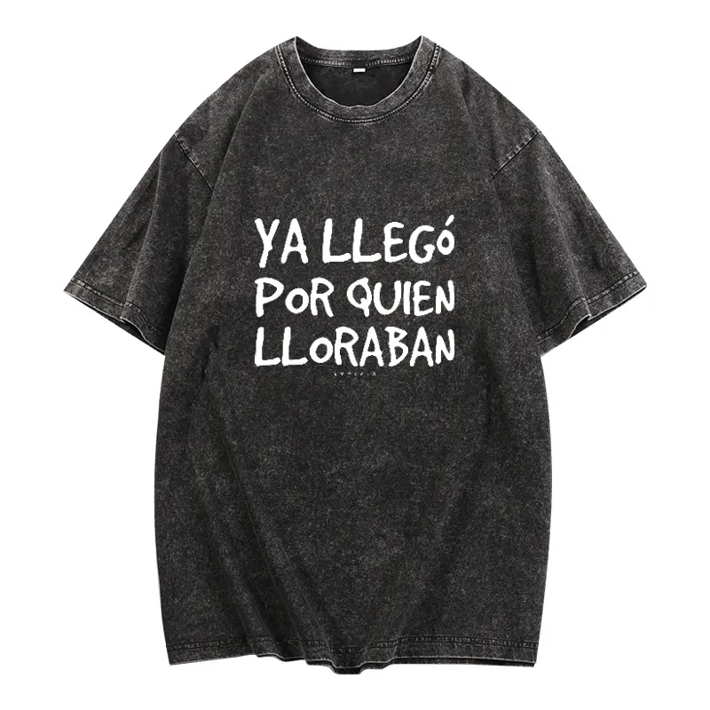 Washed T-shirt-black