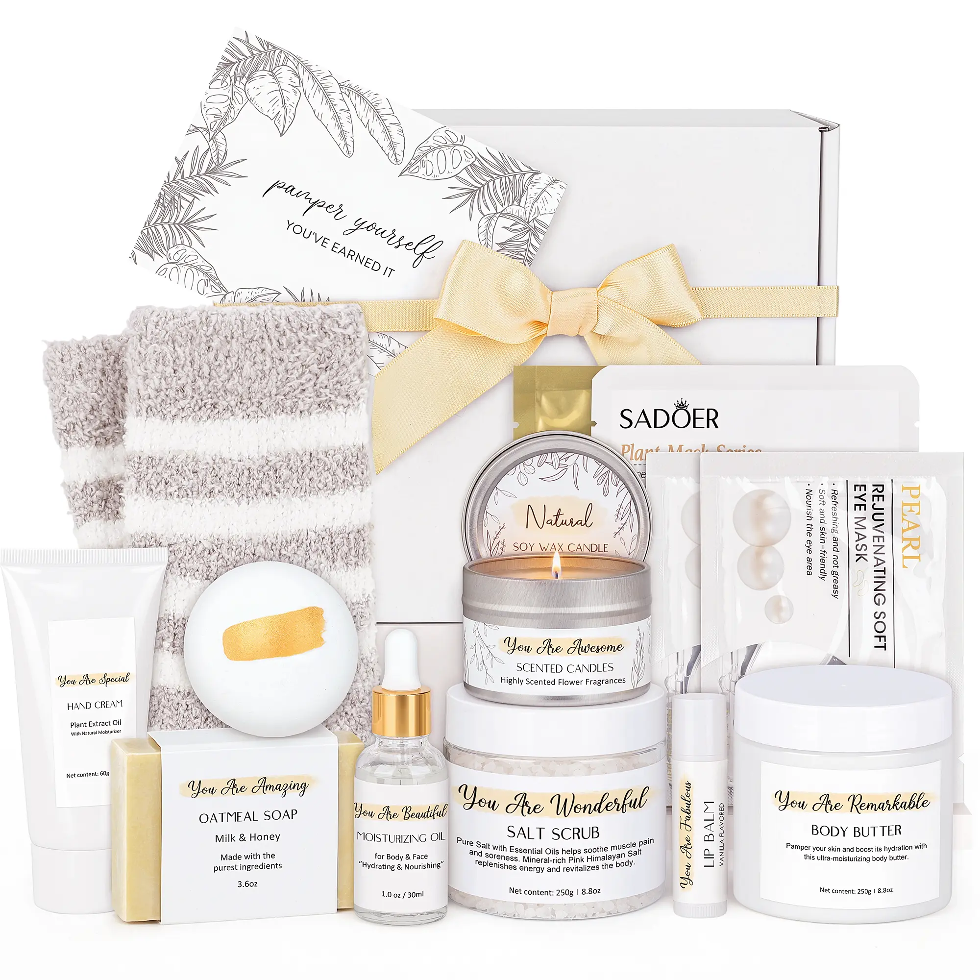 PRADNEL Luxury Gift for  Women , 15-Piece Body Care Set, Graduation Season Gift for Teachers and Best Friends ,Pamper Beauty Care Package,Perfect for  Anniversary, Birthday Gifts for Mom, Wife, Girlfriend, Best Friend, Sister