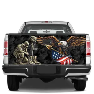 Eagle Veteran America Tailgate Wrap, Eagle Tailgate Wrap, Veteran Tailgate Wrap, America Tailgate Wrap, Patriotic Eagle Tailgate Wrap, USA Eagle Tailgate Wrap, Eagle Graphic Tailgate Wrap