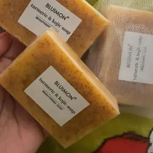 3 Pcs Lemon Turmeric Kojic Acid Solid Soap - Gentle Dark Spot Correction Acne Cleanser for Face, Facial Skincare for Radiant Skin Comfort