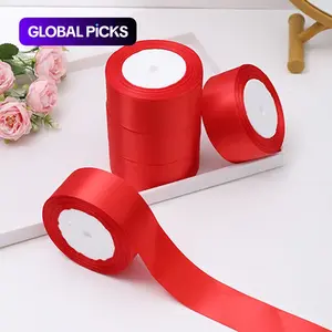 Solid Color Decorative Ribbon (5 Rolls), DIY Decorative Ribbon for Wedding, Party, Cake & Gift Box Packaging, Gift Wrapping Supplies #GLOBAL PICKS