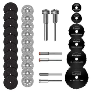 Discs for Dremel Rotary Tool, 3 Different   to Meet Your Different Needs,  Wheel Set Can  /Metal/Plastic/Glass/Stone and Make DIY Craft