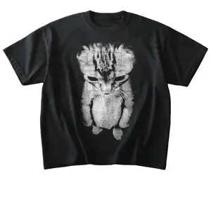 Sad Meme Cat Tshirt, 100% Cotton Unisex Short Sleeve Animal Gift, Funny Shirt