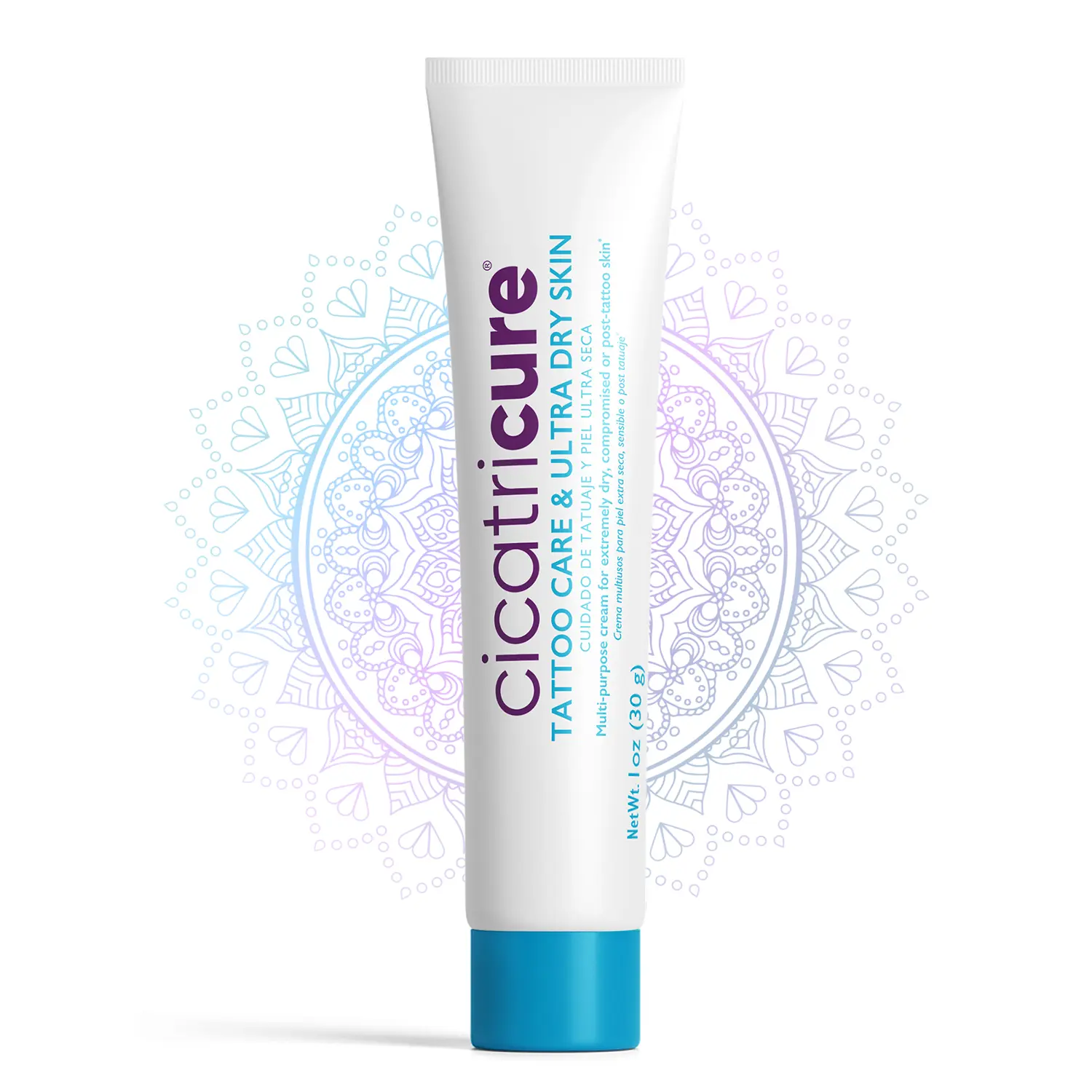 Cicatricure Tattoo Lotion, Hydrating Aftercare for Vibrant Ink & Fresh Tattoos, Lightweight Moisturizing Cream for Ultra Dry Skin, Fragrance-Free, 1 oz, 1Oz, Maintains Fresh Ink Appearance, Nourishing