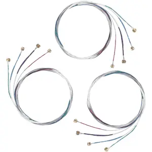 12 count 3 Pack Violin Strings 4/4 Full Set, Universal Classic Steel Core with Nickel-plated Ball End for Violin Instruments (G-D-A-E)