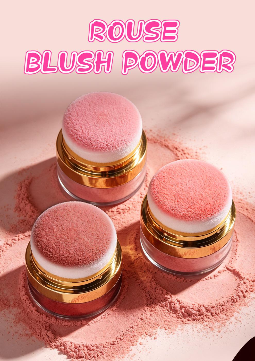 3 boxes,makeup set kit,Lazy blush, quick makeup, with a small mirror, makeup at any time, 3 color blush, enhance color, cosmetics,Valentine's Day gift，Holiday gift