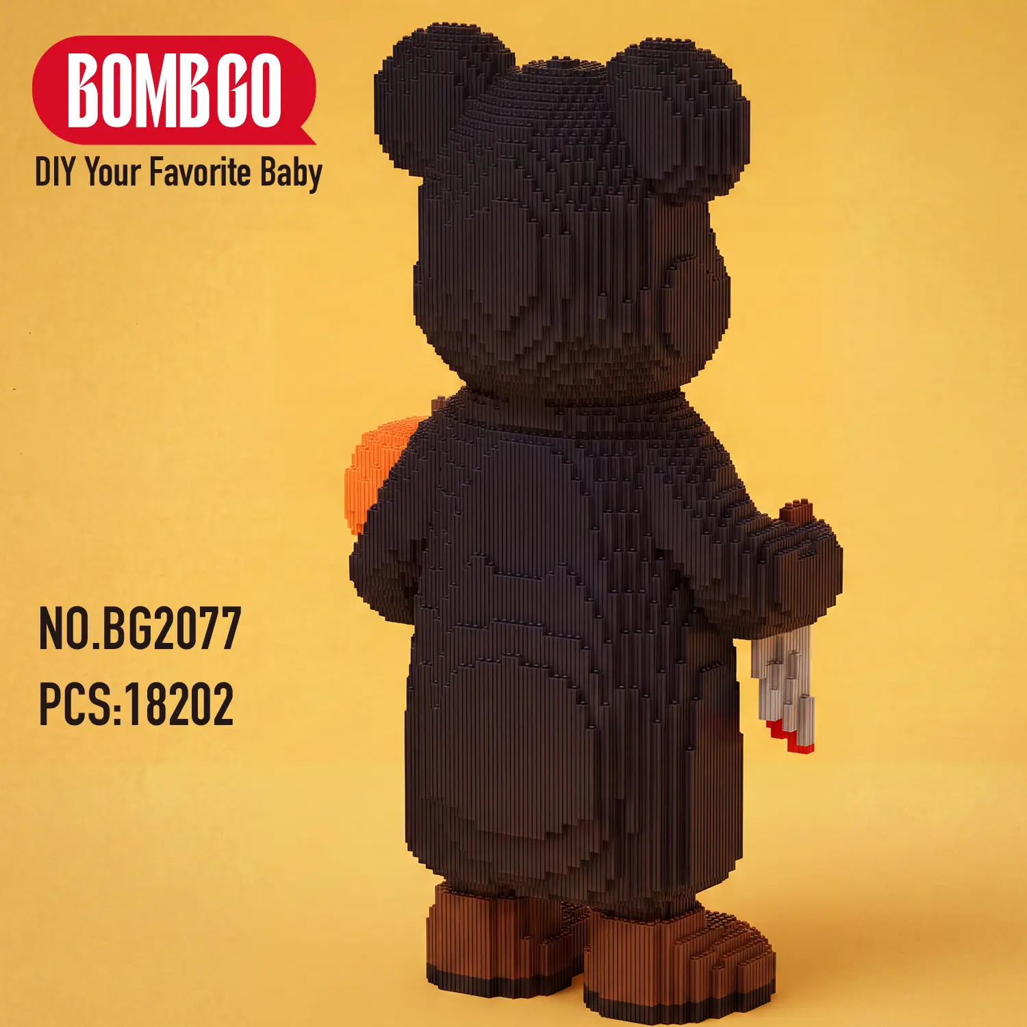BOMBGO Movie Series -18202+ PCS PCSToys,BG2077,Birthday Gift,Christmas Gift,Educational Building Blocks,Trend Decoration,Cool Gifts,Brick,Family Bonding BlackFriday Christmas