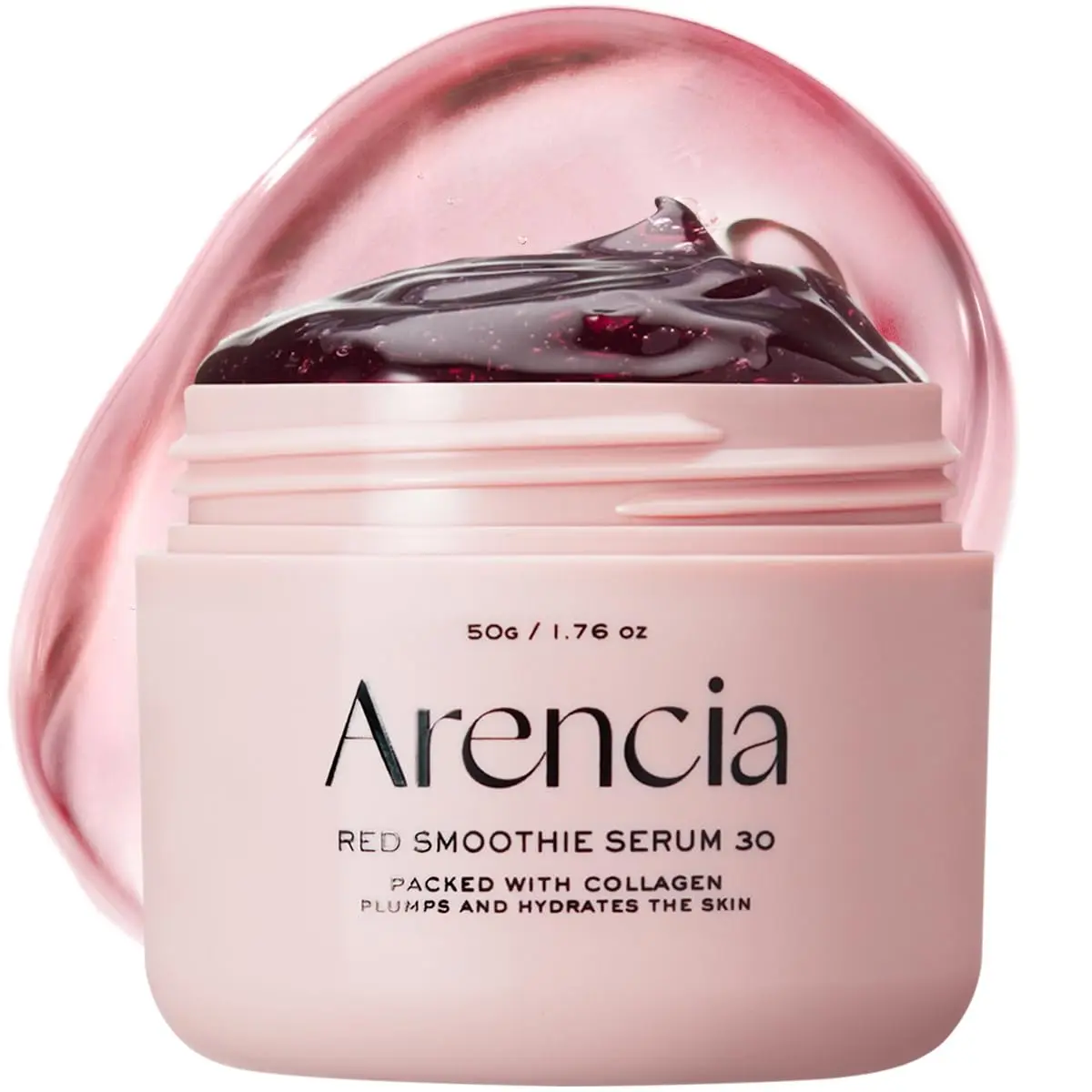 [Arencia] Overnight Red Smoothie Face Mask Serum, Glowing & Soothing with 30% red collagen, Niacinamide, Peptide, Vitamin E