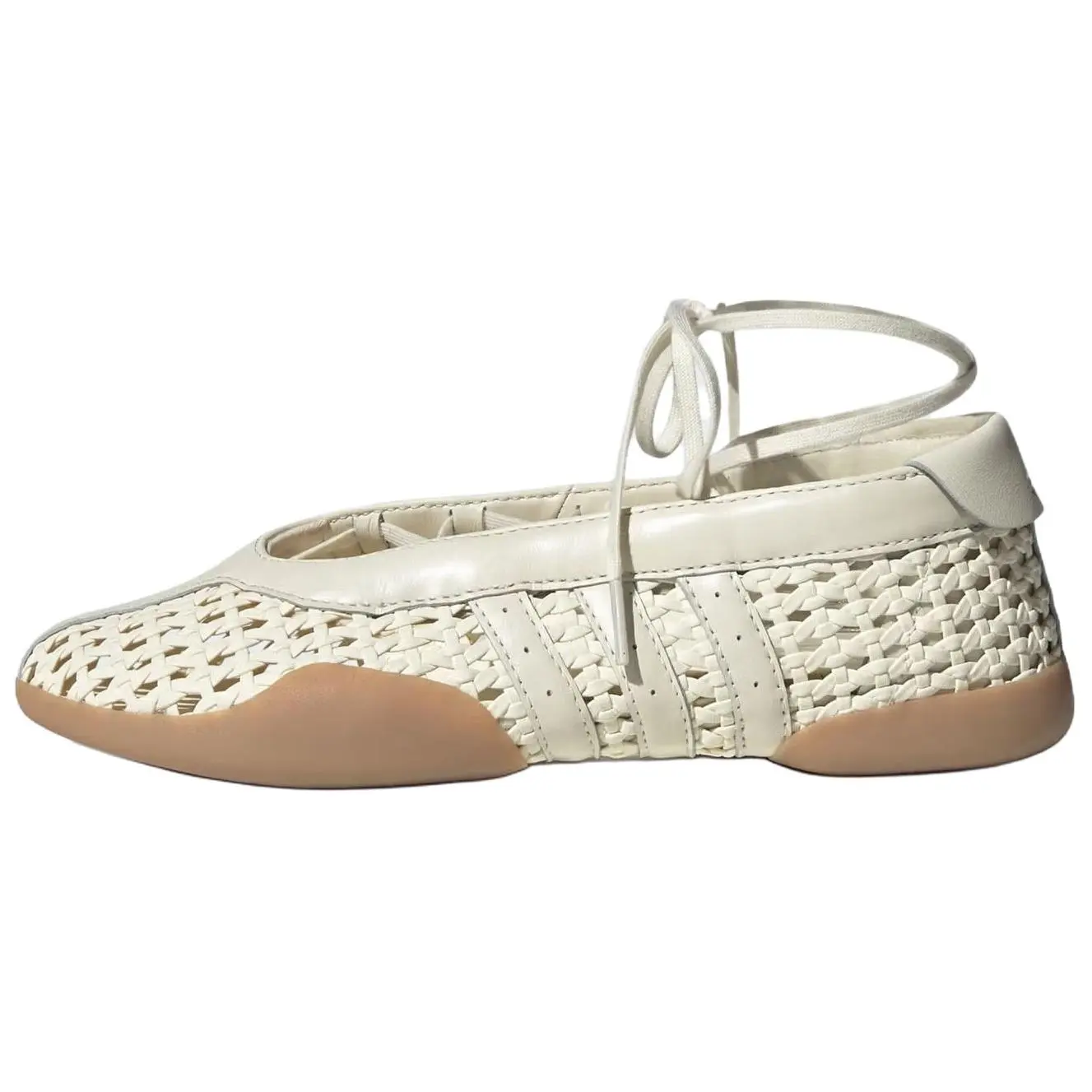 Adidas Taekwondo Mei Women's Modern Knit Sandal Sneakers in Cream White - Lightweight with a Flexible Fit for Martial Arts & Casual Wear, Training, Runs Small, Sporty Chic, Taekwondo Shoe, Shoes, Athletic, Knit Upper
