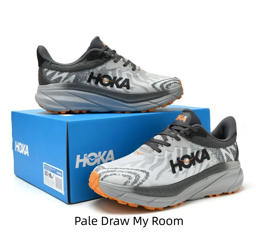 Gray White Camo Road Running Shoes Orange Rubber Toe Cap Ultra Thick Curved Cushion Midsole Breathable Mesh Long Distance Training Sneakers Unisex ：，，，，