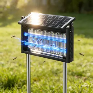 TikTok school season The new solar outdoor mosquito-killing lamp saves electricity and worry-free. It can be protected at any time in the countryside, courtyards, camping, fishing, and picnics. The most romantic gift to protect your family