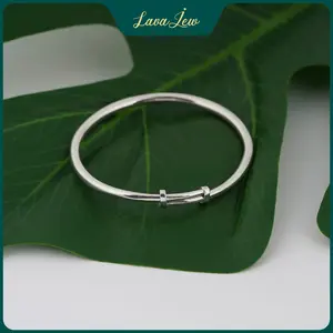 LavaJewelry, BaseballBangle Bracelet, 925 Sterling Silver, Heart Cuff, Heart Silver Bracelet for Women and Girls