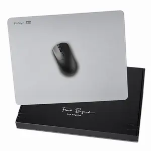 Flash Beyond Pro Glass Gaming Mouse Pad, Electroplated Hard Glass Mousepad, Sleeve-Free Smooth Glide, Graphite Gray