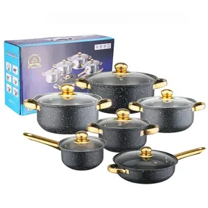 12Pcs Stainless Steel Cookware Set With Glass Lids Induction Safe Non Toxic Kitchen Pot Pan Set