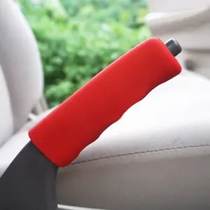 Universal Car Handbrake Cover Silicone Anti-slip Durable Handbrake Sleeve Protective Case Auto Accessories Decorations