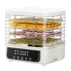 5-Tier Food Dehydrator for Kitchen Supplies, 160W Motor, Auto Shutoff, BPA-Free Durable Construction, Easy-Clean Detachable Trays for Jerky, Dog Treats, Herbs