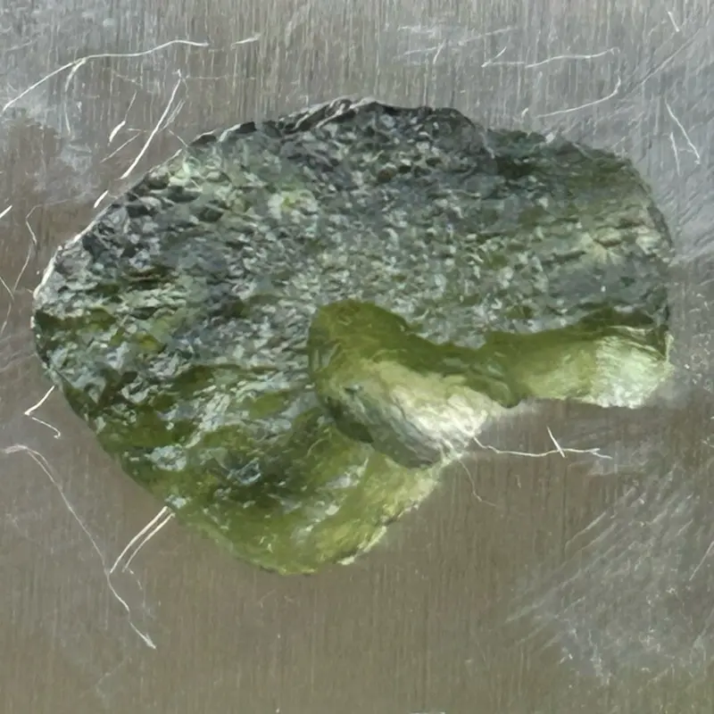 Genuine Raw Czech Moldavite Tektite Crystal – 1.5g Pristine Chlum Collector Grade... random crystals rock shop