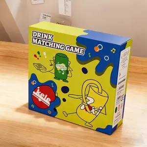 Simulation Beverage Can Matching Game Tabletop Games, Drinking Board Games Family Fun Toddler Educational Logic Focus Training Screen Free Toy, Ideal Gift for Halloween Christmas Thanksgiving Birthday Present