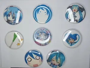 Hatsune Miku Button Pins! Anime Button, Bag Accessories Cute Pins – Kawaii Accessory for Bags, Jackets, Lanyards & Gifts, Cute Collectible Decor for Fans