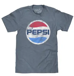 Pepsi Logo Big & Tall T-Shirt - Indigo Heather