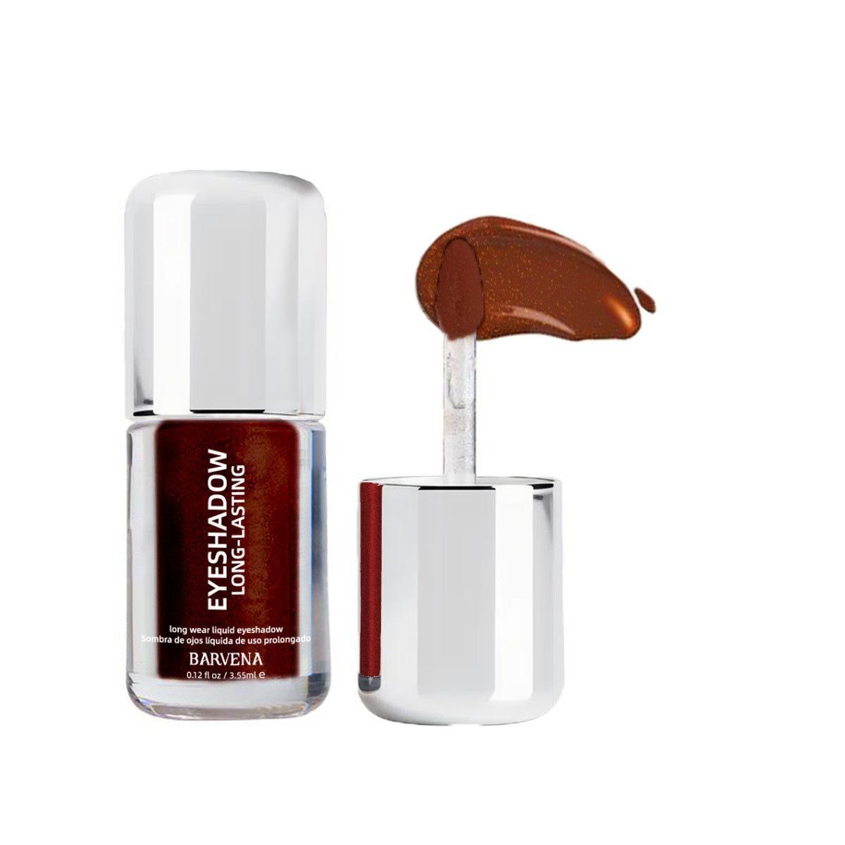 Eyeshadow BARVENA, a buildable, long-lasting, crease-proof liquid eyeshadow glitter shimmer