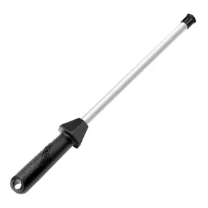 Fathers Day Gift SHARPAL 118H Ceramic Honing Rod - Professional Knife Sharpener Steel, Ceramic Sharpening Rod for Kitchen Knives, Built-in Angle Guide, Anti-Break Cap, Durable Sharpening Stick