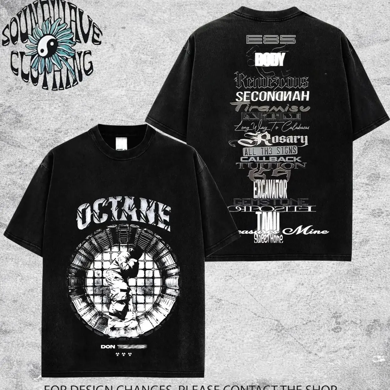 Donny Toliver - Octane Tour #2 For Toliver Gang High-quality Cotton T-Shirt, Cactus Jack Style Shirt Hip-Hop Shirt, Octane Tour Merch, Donny Womack Rap Fan Graphic Tee N4L