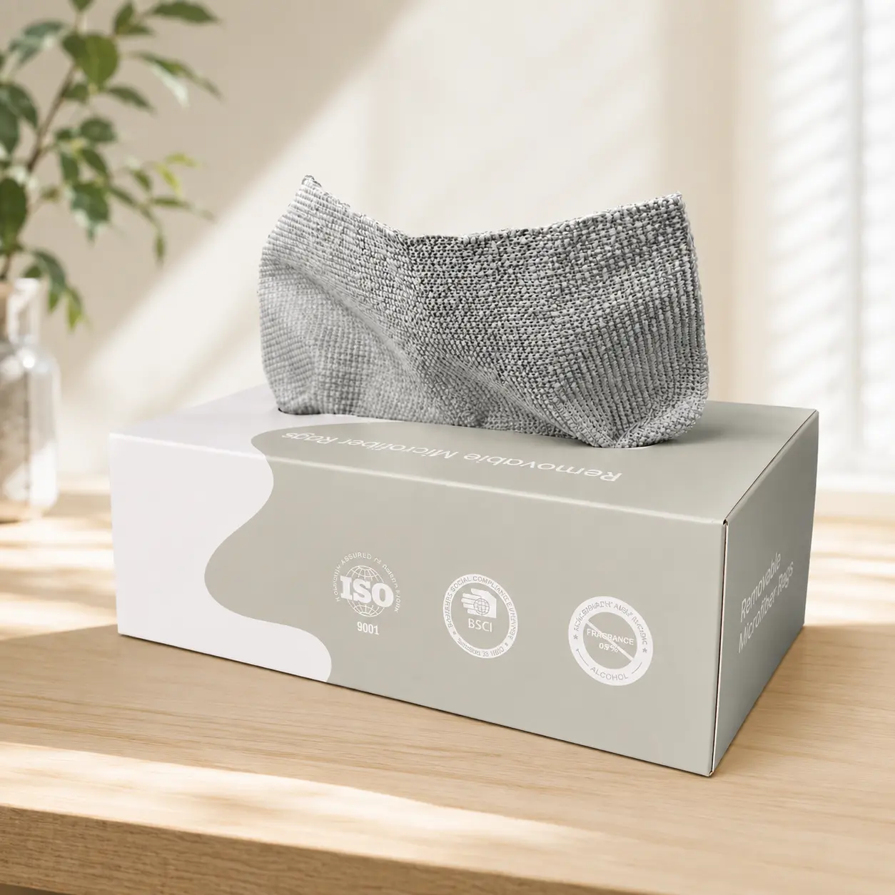 Microfiber cleaning towel | lint-free | reusable household cleaning cloth | kitchen, car | super absorbent and washable | dishware, glass, countertops, streak-free towel (20-piece set) (grey)