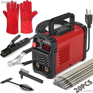 200Amp 20PCS Rods Stick Welder 110V Super MINI Portable IGBT Inverter Machine with Hot Start Arc Force Anti-Stick for 1/16"-1/8" Rods & 2 Chip Hammers Tool IndustrialEverlanelnspired17TheSunbeamDressZephyroPulseTrail5XXALUE BAZAAR11