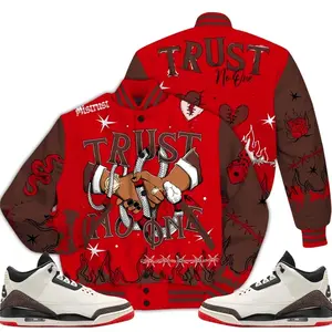 World's Best Dad 3s Outfit Varsity Jacket, Tattoo Trust No One Shirts To Match Sneakers