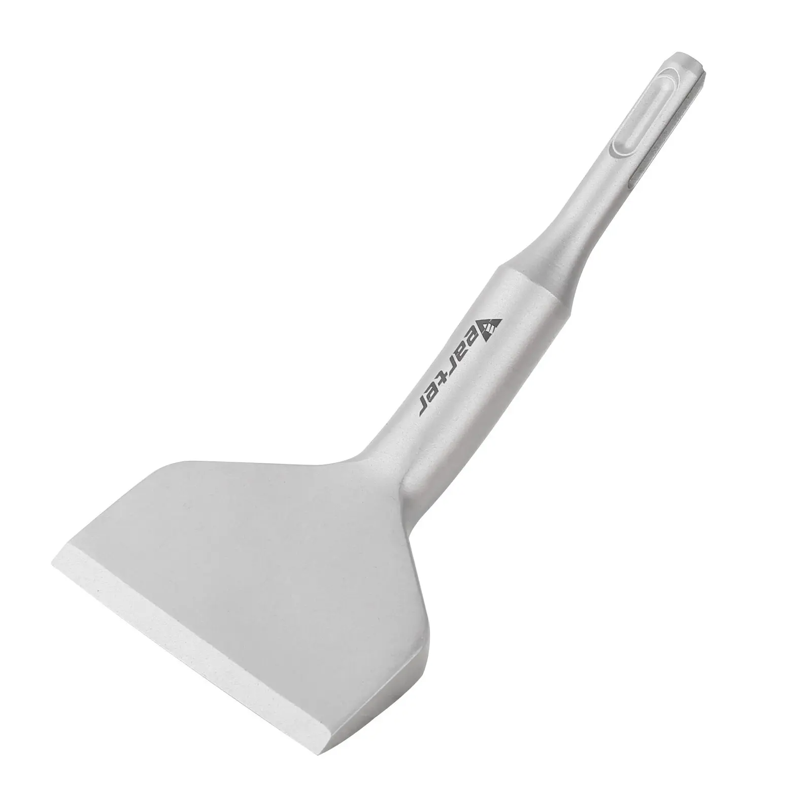 SDS Plus Floor Scraper Accessory - 3"x6.3"(160mm) 40CrMo Steel Cranked Wide Chisel, Ergonomically Angled Working End, High Quality Lightweight Rust-Resistant Long Life Tool for SDS Plus Hammer Drills, Concrete Removal, Thinset Removal, DIY Enthusiasts, Ti