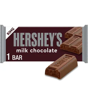 HERSHEY'S Milk Chocolate King Size, Candy Bar, 2.6 oz