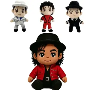 Movie Michael Plush The King Of Pop Legendary Singer And Dancer Plush Soft Stuffed Anime Cartoon Plushies Doll Toy Gift