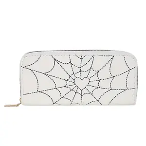 White Spider Web Wallet