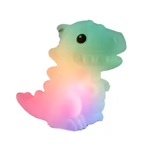 Blinkee LUSDCN8-DN Light Up Soft Baby Dinosaur Charm Necklace with 8 LED Functions