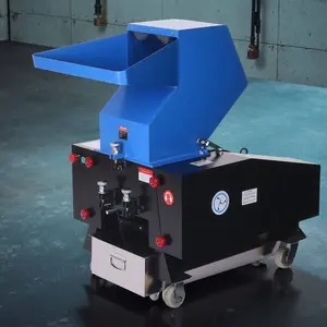fathersdaygift VEVOR Plastic Shredder Crusher, 7.5HP/5.5KW Plastic Grinder Granulator, 200-300kg/h Capacity Pulverizer Recycling Machine with Wheels, SDK-11 Blade 8mm Mesh for PVC PTFE (220V 60Hz 3-Phase)